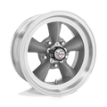 American Racing Vintage Vn105 Torq Thrust D 15X7 -6 Torq Thrust Gray W/ Mach Lip