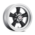 American Racing Vintage Vn105 Torq Thrust D 14X6 -2 Satin  Black W/ Machined Lip