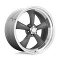 American Racing Vintage Vn215 Classic Torq Thrust Ii 22X11 +18 Mag Gray W/ Machined Lip