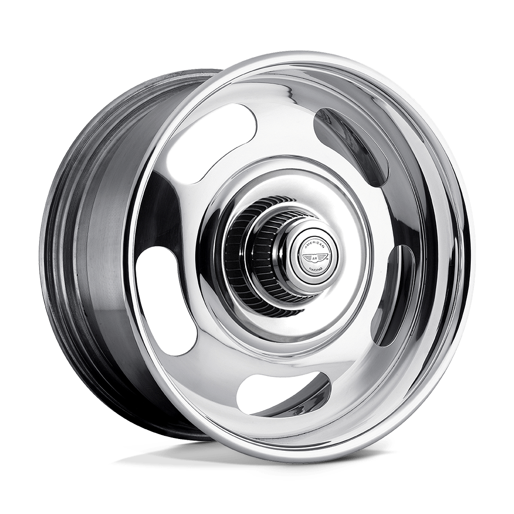 American Racing Vintage Vn327 Rally 17X8 +0 Two-Pc Gray W/ Polished Barrel