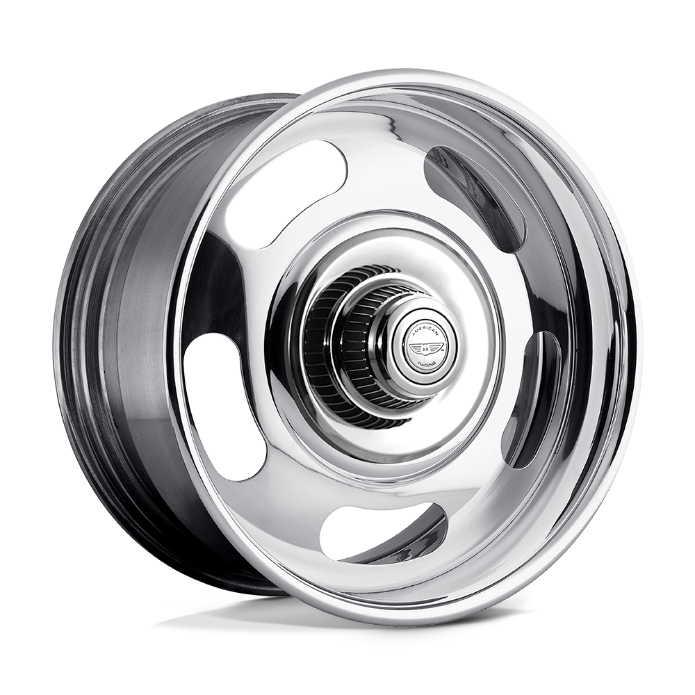 American Racing Vintage Vn327 Rally 17X9 +12 Two-Pc Chrome W/ Polished Rim
