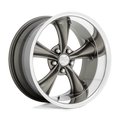 American Racing Vintage Vn338 Boss Tt 20X10 +35 Graphite W/ Diamond Cut Lip