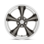 American Racing Vintage Vn338 Boss Tt 18X9.5 -4 Graphite W/ Diamond Cut Lip