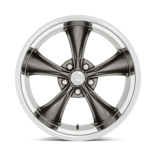 American Racing Vintage Vn338 Boss Tt 20X10 +2 Graphite W/ Diamond Cut Lip
