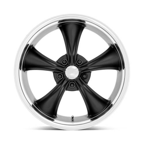 American Racing Vintage Vn338 Boss Tt 18X9.5 -4 Textured Black Diamond Cut Lip