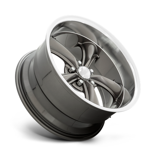 American Racing Vintage Vn338 Boss Tt 18X8 +2 Graphite W/ Diamond Cut Lip