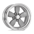 American Racing Vintage Vn402 Classic 200S 15X9 +0 Two-Pc Mag Gray Polish Barrel