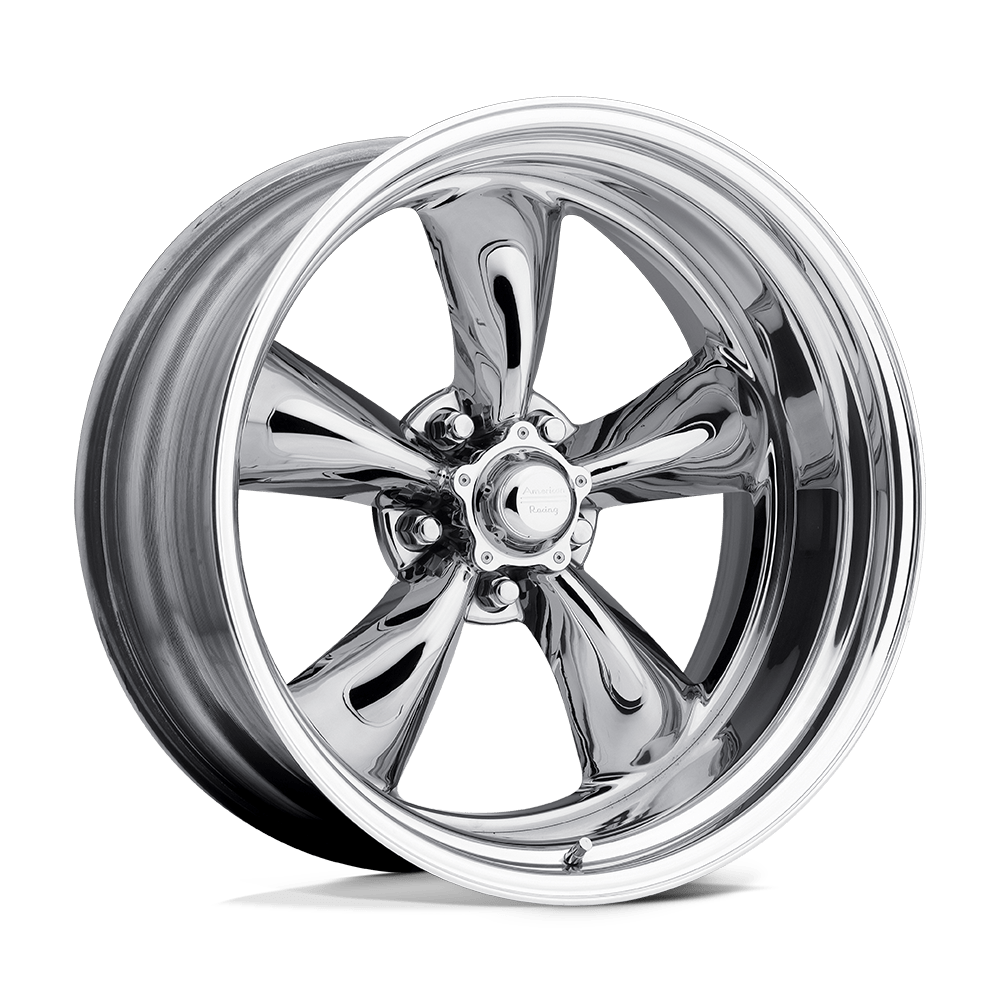 American Racing Vintage Vn405 Torq Thrust Ii Custom 17X9 +33 Satin Black Polished Lip
