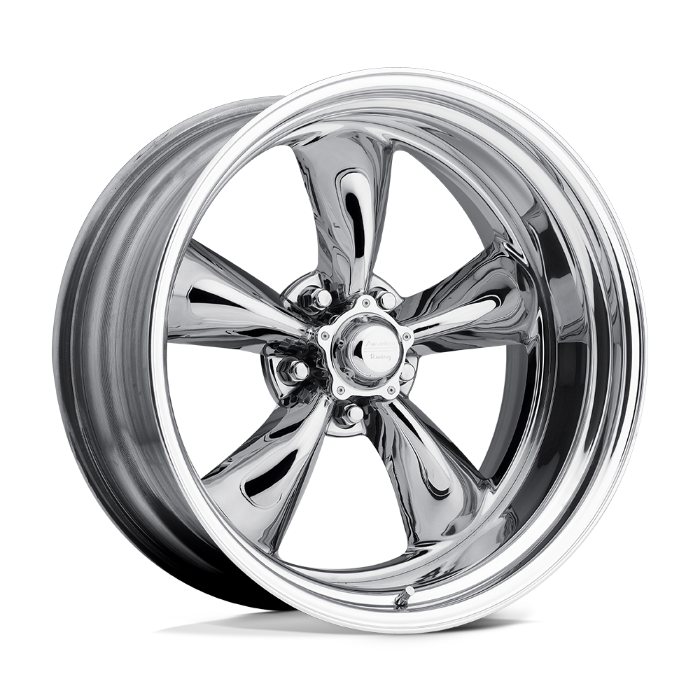 American Racing Vintage Vn405 Torq Thrust Ii Custom 17X7 +0 Two-Pc Chrome W/ Polish Barrel