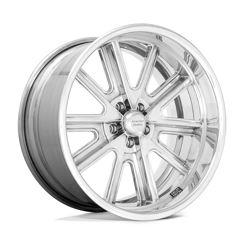American Racing Vintage Vn407 Cobra 17X7 +38 Two-Pc Polished Polish Barrel