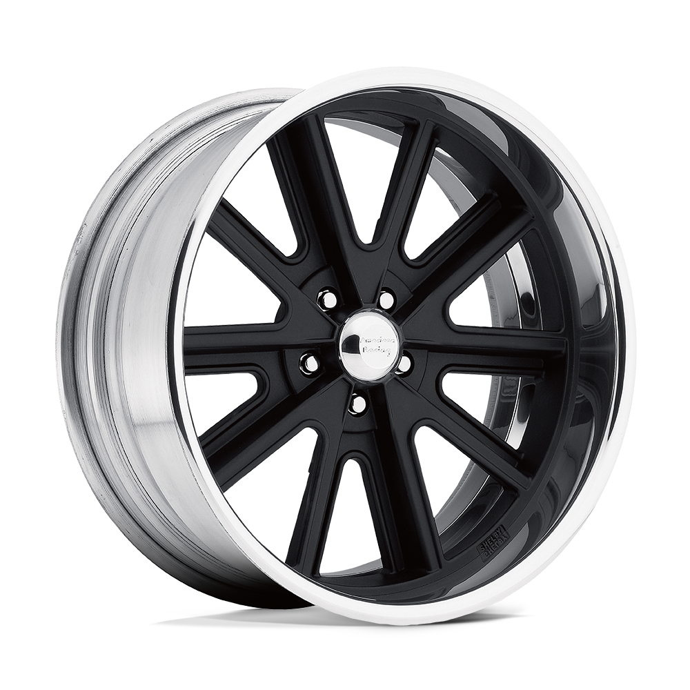 American Racing Vintage Vn407 Cobra 20X10 +19 2-Pc Hot R Blk Cntr Pol Barrel