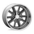 American Racing Vintage Vn427 Shelby Cobra 15X8 -19 Two-Pc Mag Gray Polish Barrel