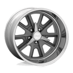 American Racing Vintage Vn427 Shelby Cobra 15X7 -25 Two-Pc Mag Gray Polish Barrel
