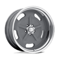 American Racing Vintage Vn470 Salt Flat 17X9.5 +0 Mag Gray W/ Polished Barrel