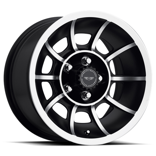 American Racing Vintage Vn47 Vector 15X7 +0 Satin Black Machined