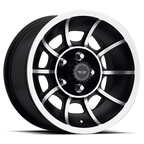 American Racing Vintage Vn47 Vector 15X8.5 +6 Satin Black Machined