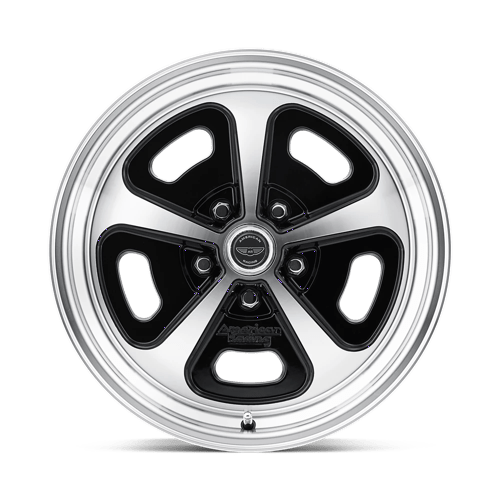 American Racing Vintage Vn501 500 Mono Cast 15X8 +0 Gloss Black Machined