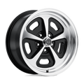 American Racing Vintage Vn501 500 Mono Cast 17X9 +0 Gloss Black Machined