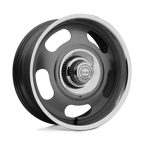 American Racing Vintage Vn506 Rally 17X8 +0 Mag Gray Center W/ Polished Lp