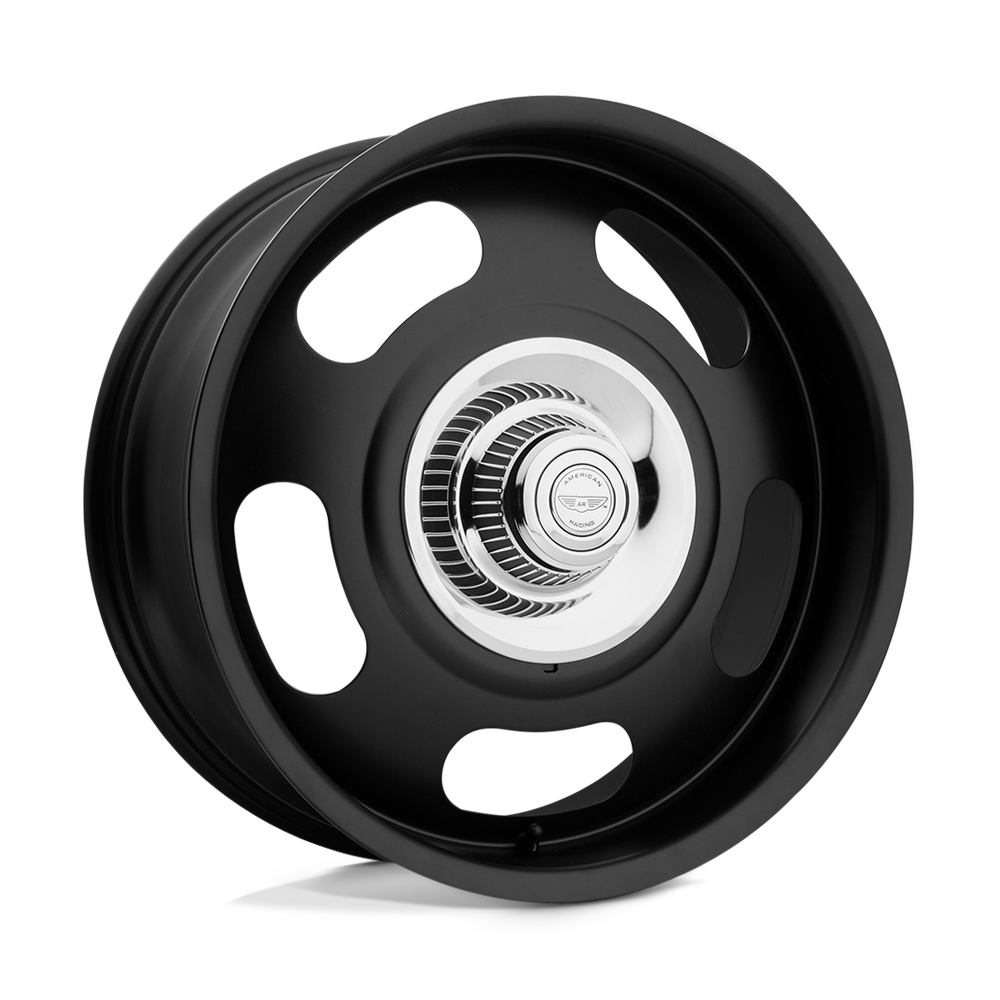 American Racing Vintage Vn506 Rally 17X8 +0 Satin Black