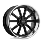 American Racing Vintage Vn507 Rodder 20X9.5 -18 Gloss Black W/ Diamond Cut Lip