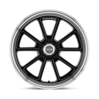 American Racing Vintage Vn510 Draft 18X10 +0 Gloss Black W/ Diamond Cut Lip