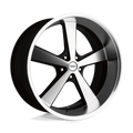 American Racing Vintage Vn701 Nova 22X9 +15 Gloss Black Machined