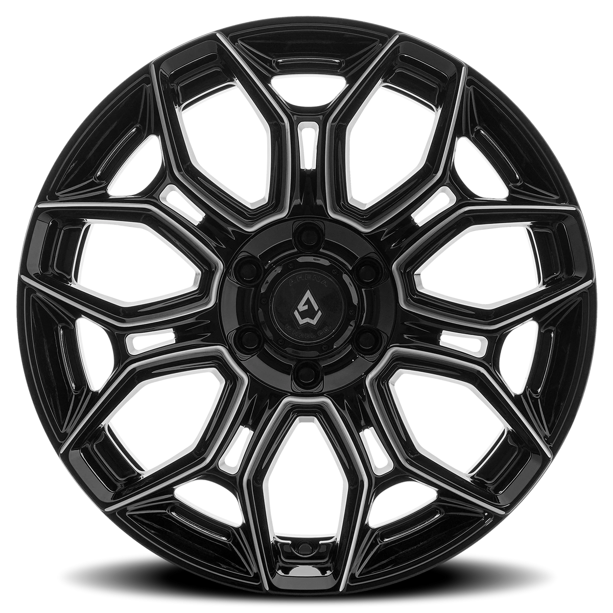 Arena Viper 20X10 -18 Gloss Black Milled