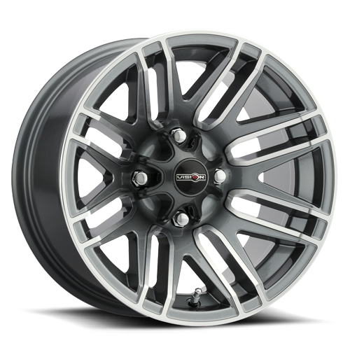 Vision ATV 112 12X7 +2.5 Gunmetal Machined Face