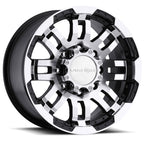 Vision Off-Road Warrior 6 17X8.5 +18 Gloss Black Machined Face