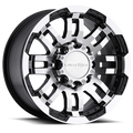 Vision Off-Road Warrior 6 18X8.5 +18 Gloss Black Machined Face