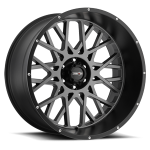 Vision Off-Road 412 20X10 -25 Anthracite with Satin Black Lip