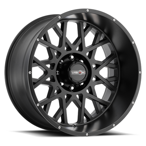 Vision Off-Road 412 20X10 -25 Satin Black