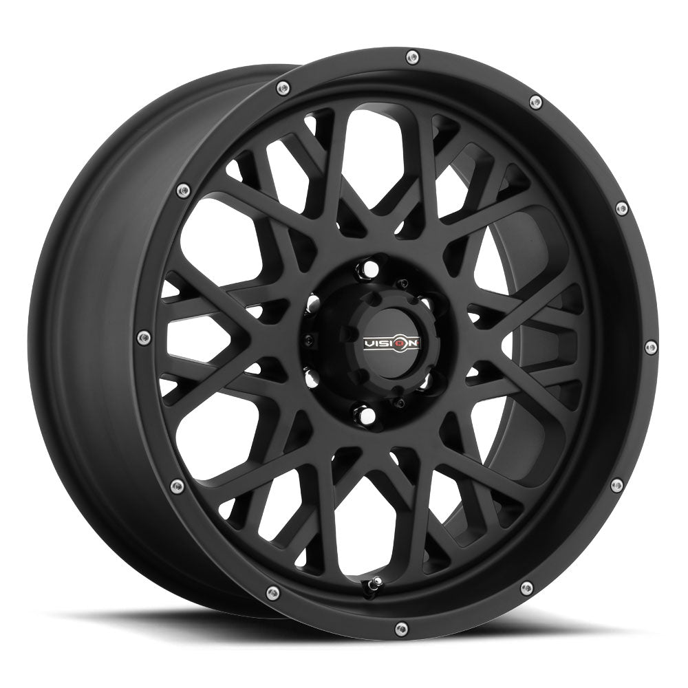 Vision Off-Road 412 18X9 +12 Satin Black