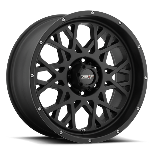 Vision Off-Road 412 18X9 +12 Satin Black