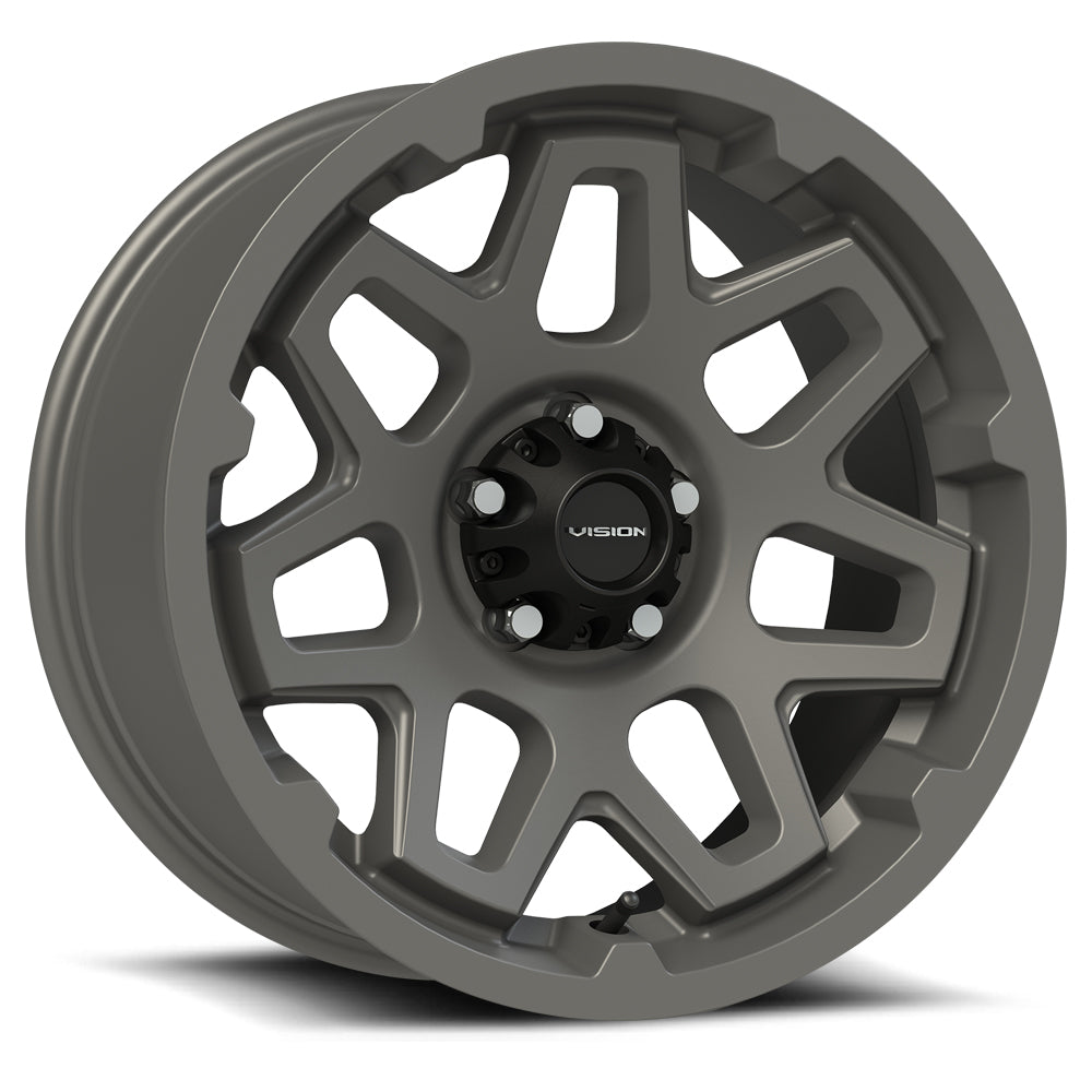 Vision HD Se7en UTV GM 18X9 +18 Satin Grey