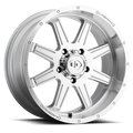 Vision Off-Road rendering 20X9 +12 Silver Machined Face