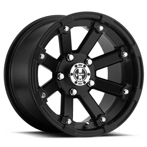 Vision ATV 393 12X7 +2.5 Matte Black