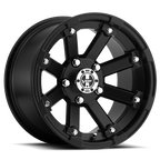 Vision ATV 393 14X8 -10.2 Matte Black