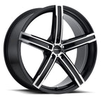 Vision 469 17X8 +38 Gloss Black Machined Face