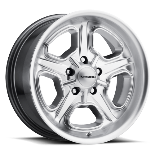 Vision American Muscle 147 17X8 +0 Hyper Silver