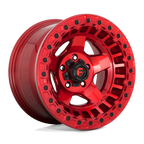 Fuel 1Pc D117 Warp Beadlock 17X9 -15 Candy Red