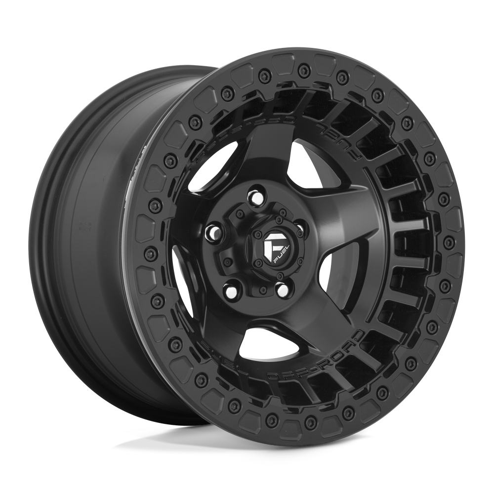 Fuel 1Pc Ff118 22X12 -40 Gloss Black Mill-Mach