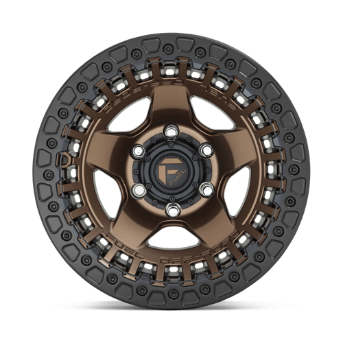 Fuel 1Pc D119 Warp Beadlock 17X9 -15 Matte Bronze