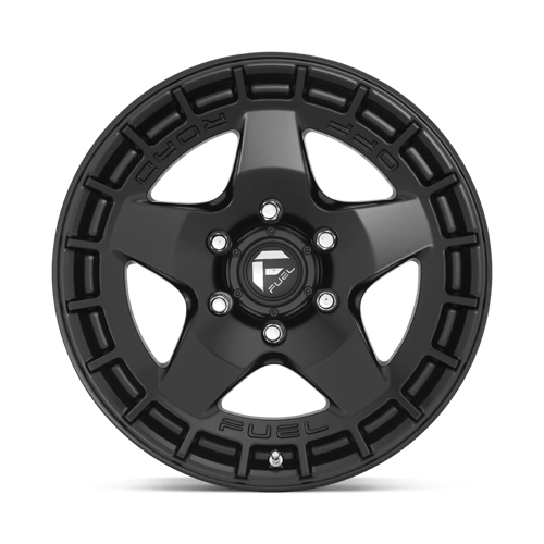 Fuel 1Pc D733 Warp 17X9 +1 Satin Black