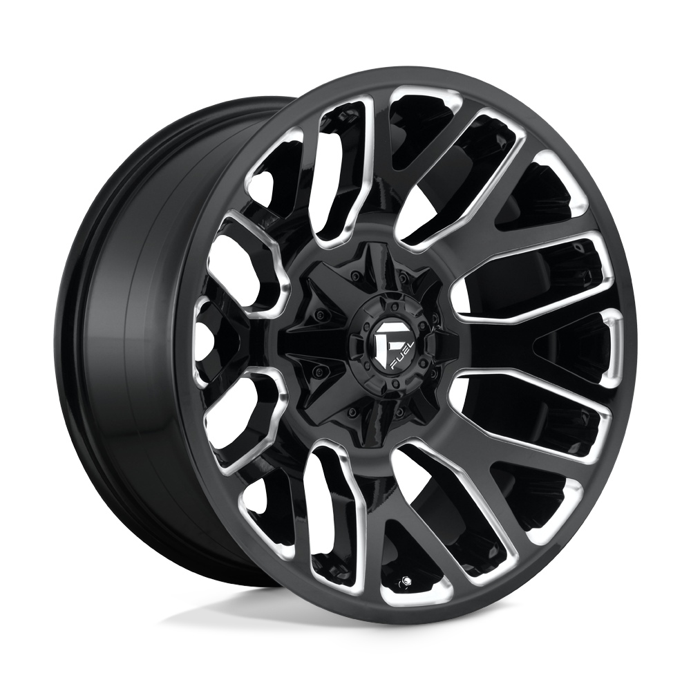 Fuel 1Pc D623 Warrior 20X9 +1 Gloss Black Milled