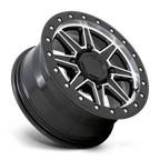 Black Rhino Hard Alloys - Utv Webb Utv 15X7 +51 Gloss Black W/ Machined Face