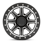 Black Rhino Hard Alloys - Utv Webb Utv 15X7 +51 Gloss Black W/ Machined Face