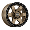 WELD Off-Road Ridge 20X9 +0 Satin Bronze - Satin Black Ring