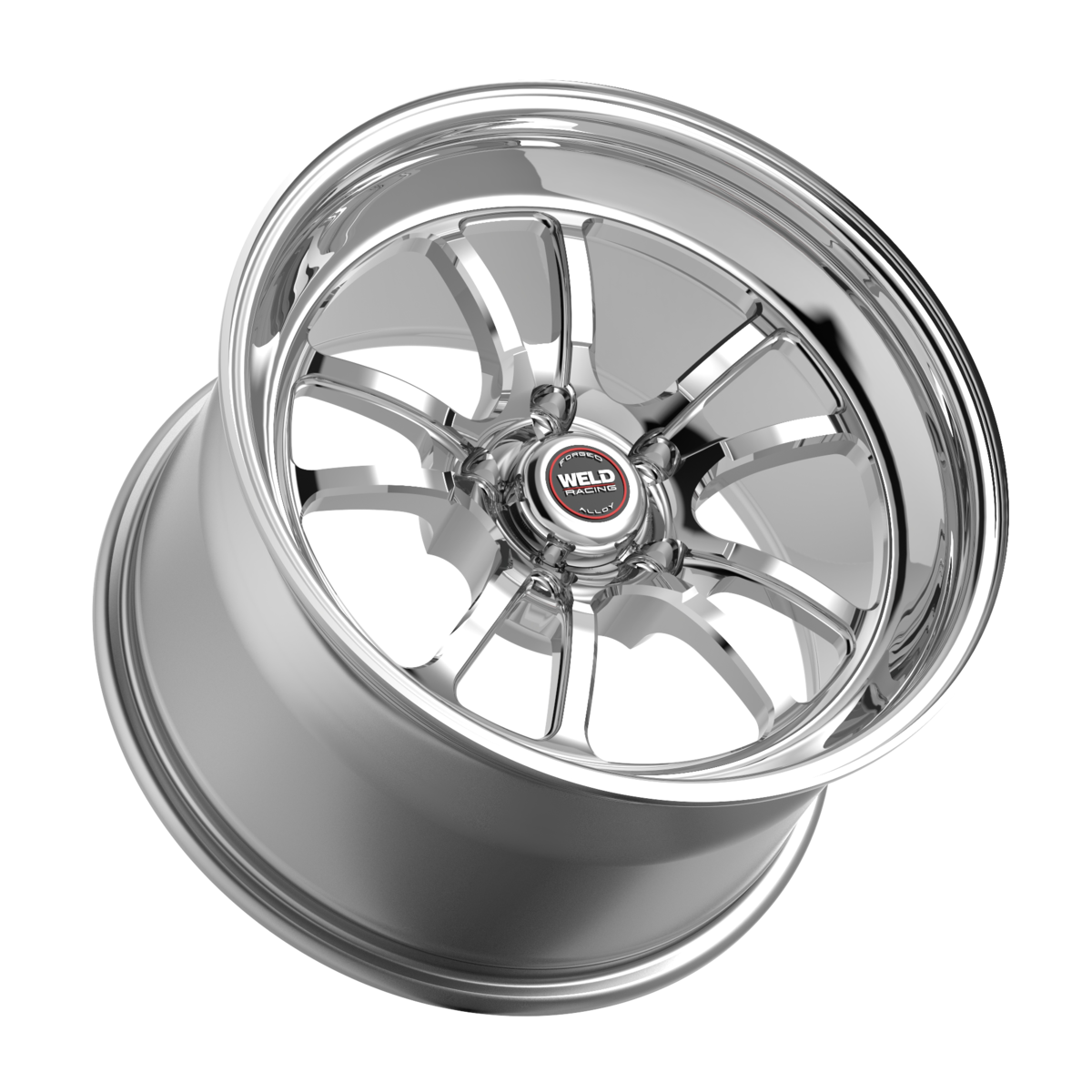 WELD Racing S70 18X9 +5 Polished Center - Polished Shell